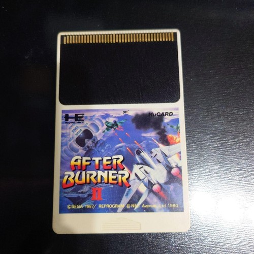 After Burner II PC Engine PCE NAPH-1011 1990 NTSC-J NEC Shooter videojuego USADO - Imagen 15 de 16