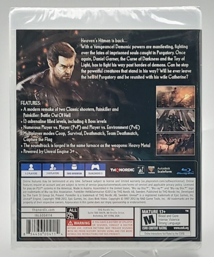 Painkiller: Hell and Damnation Uncut (THQ Nordic Variant) PlayStation 3 READ* - Picture 2 of 16