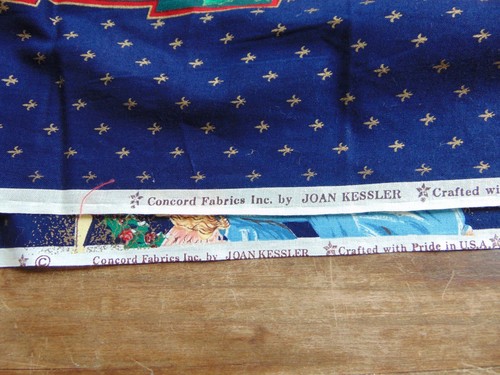 Concord Fabrics Joan Kessler Angel Christmas Celestial Cotton Fabric 2 Yard Lot - Picture 5 of 6
