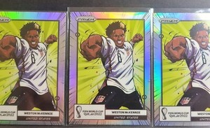 (1 card) 2022 Panini World Cup Prizm Weston McKennie Manga #23 Case Hit SSP USA