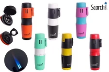 Scorch Torch Triple Flame Matte Finish&Vibrant Colors w/Cigar Puch Torch Lighter