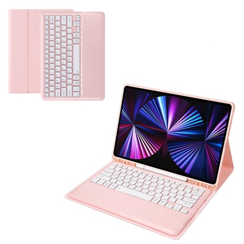 Bluetooth Keyboard Smart Case For iPad Pro 12.9 2021 2020 2018 Tablet Flip Cover - Picture 2 of 20