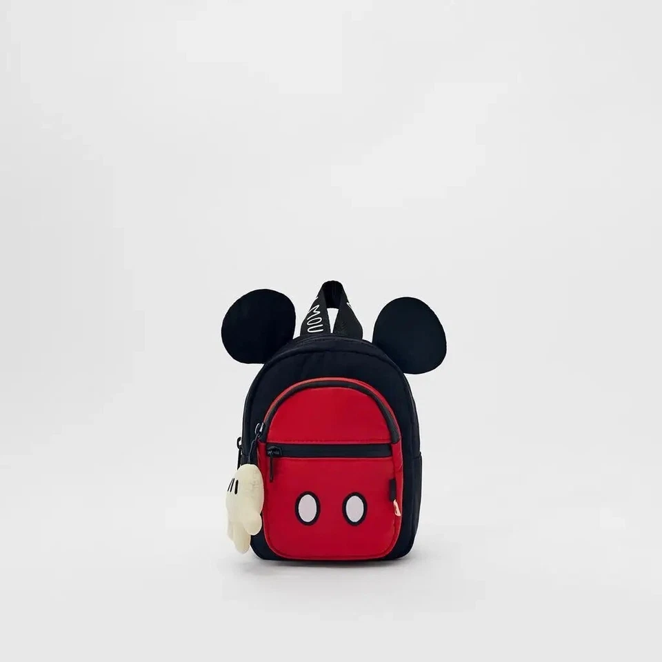 Mickey Mouse Kids Backpack Cute Disney School Bag Charms Boys & Girls - Image 3 of 4