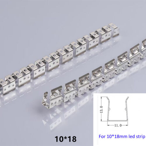 164ft Bendable Stainless Steel Channel Mounting Holder Clips for LED Strip Light - Picture 28 of 42