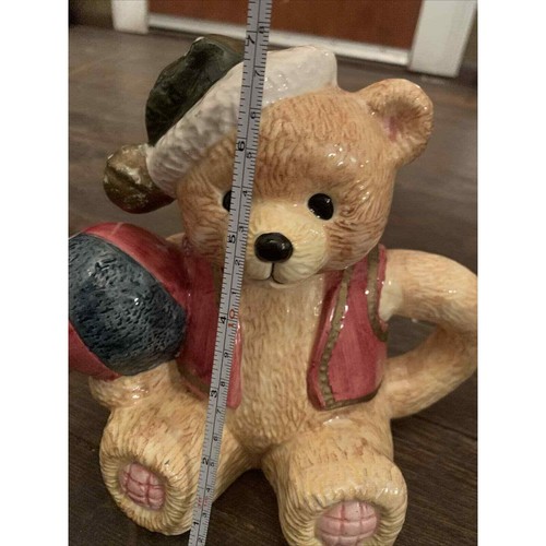 Scott's Collectables Honey Teddy Bear Teapot Holiday Xmas Christmas Tea Party - Picture 12 of 12