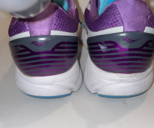Saucony PowerGrid Swerve Running Shoes Gray Purple Real Women’s Size 6.5 - Picture 5 of 7