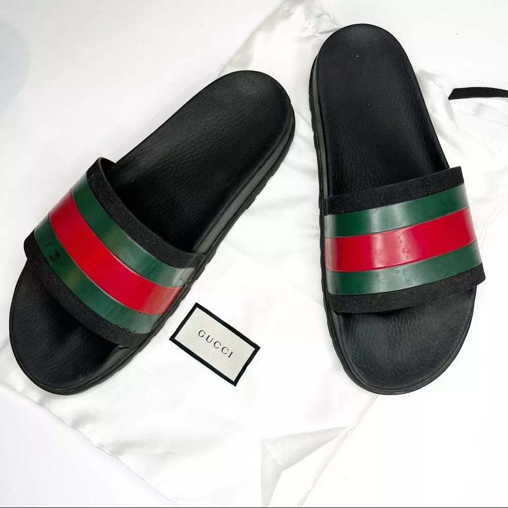 Gucci, Shoes, Gucci Slides Sandals Mens Shoes Designer