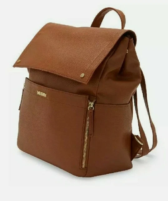 MoDRN Diaper Bag Convertible Backpack, Cognac