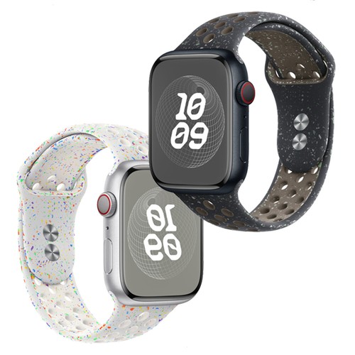 Painted Silicone Sport Band for Apple Watch 10 9 8 7 6 SE 44/45/46/49mm Ultra 2 - Picture 7 of 25