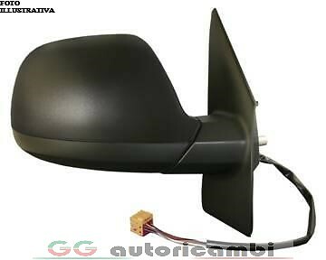 SINISTRO Lato Passeggero ALA SPECCHIO VETRO PER VW TRANSPORTER 2003-2009 Riscaldato