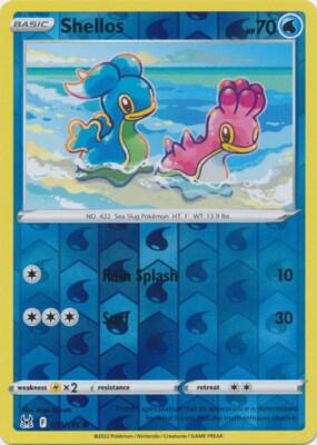 Reverse Holo Shellos 039/196 Lost Origin Common Pokemon TCG | eBay