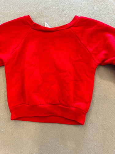 Vintage Park Beach Kids Sweatshirt Boy's Toddler 4 Red Supercharge Car Racing - Picture 4 of 5