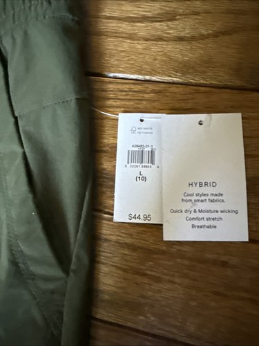 Kids Boys GAP Tech Hybrid Pull On Jogger NWT L Pull-on Olive - Picture 2 of 3