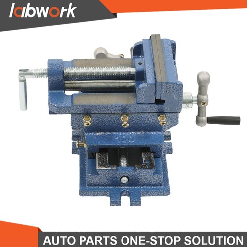 Labwork 4" Cross Drill Press Vise Slide Milling 2 Way Clamp Machine Heavy Duty - Picture 13 of 23