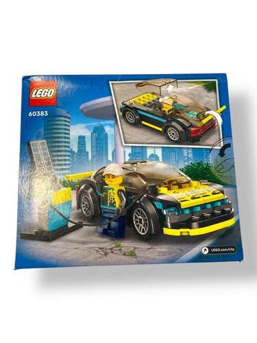 LEGO City Elektro-Sportwagen 60383, NEU, RETIRED 2024, BOX BESCHÄDIGT - Bild 2 von 6