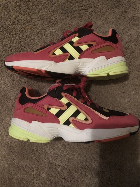 Size 9 5 Adidas Yung 96 Chasm Pink Hi Res Yellow For Sale Online Ebay
