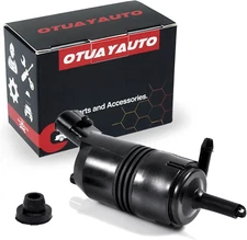 OTUAYAUTO Front Windshield Washer Pump W/Grommet - Replacement for Chevrolet (Ch
