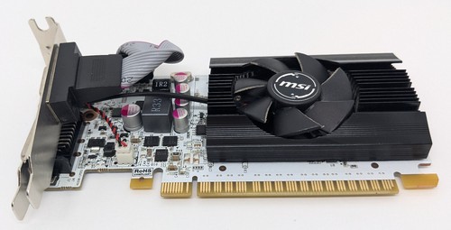 MSI NVidia GT 730 1GB DDR5 PCIe x16 N730K-1GD5LP/OC Low Profile Video Card