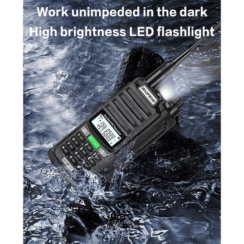 Baofeng UV-98 Pro VHF UHF Walkie Talkie Dual-Band Ham radio palmare bidirezionale - Foto 3 di 23