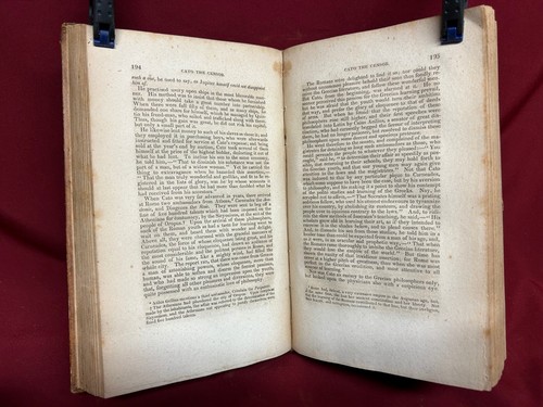 Plutarch's Lives 4 Volumes John & Wm Langhorne 1828 - Foto 10 di 16