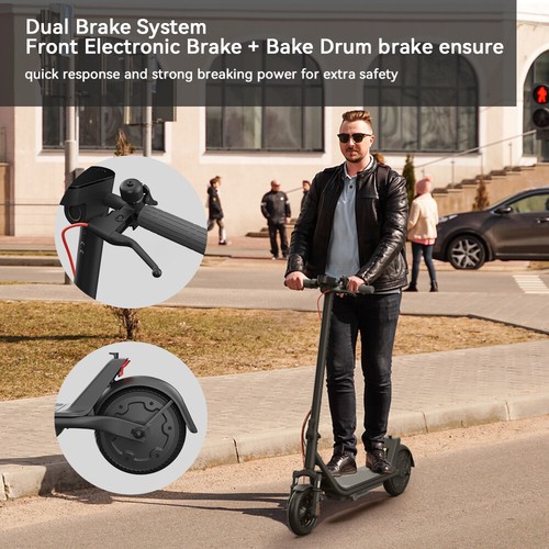 7.5ah Battery Folding Electric Scooter Adult Commute Long Range Kick E-scooter - Picture 8 of 11
