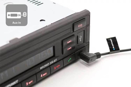 Blaupunkt USB AUX Bluetooth MP3 Autoradio für Volvo XC90 (14 Pin, 2002-2014) - Bild 7 von 9