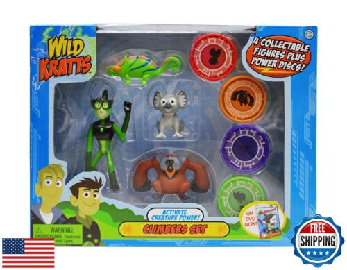 Wild Kratts Climbers Action Figure Collectible Figures and Discs (8pc) Includ - Picture 2 of 2