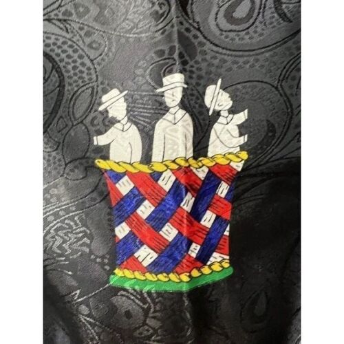 "Bufanda vintage con estampado de globos aerostáticos 34"" cuadrada novedad vívido accesorio retro" - Imagen 6 de 10