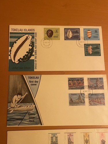 TOKELAU FDC 1974,1978,1979 First Day 4 Covers, XF Condition, See Photos - Picture 2 of 6