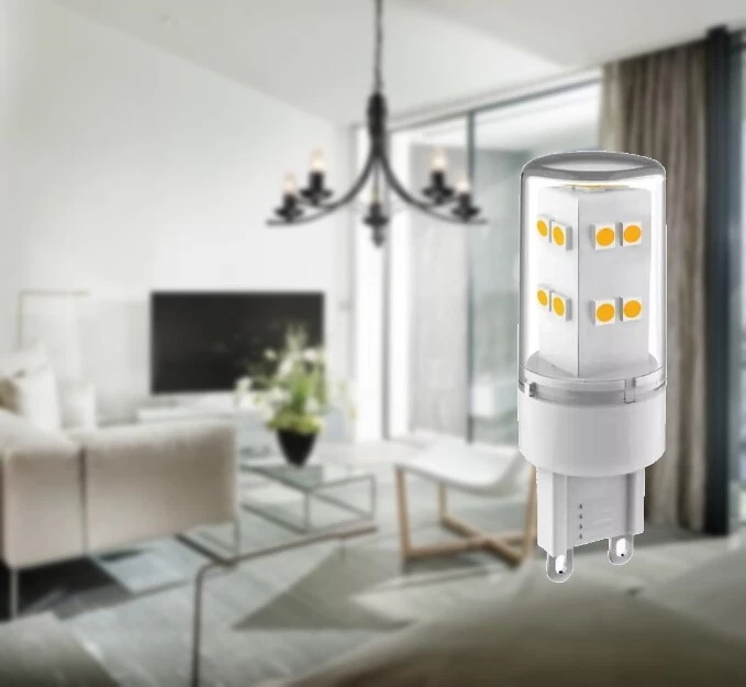 10 x LED Lampe G9 400Lm Warmweiß 3,3W wie 40W Leuchtmittel Nordlux Energetic - Bild 2 von 4