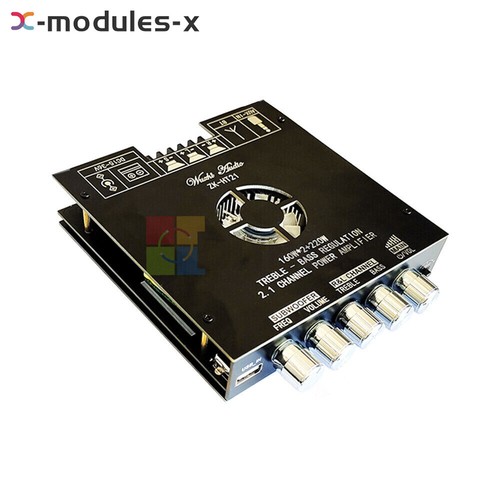 HT21 TB21 AUX Bluetooth 5.0 USB Stereo Audio Power Amplifier Board 2.1 Channel - Picture 19 of 23