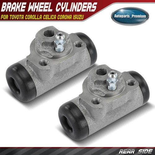 2x Rear Drum Brake Wheel Cylinder for Toyota Corolla Celica Corona Isuzu I-Mark - Picture 1 of 9