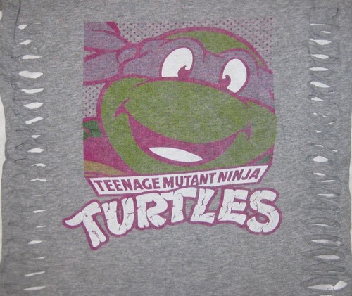 Teenage Mutant Ninja Turtles TMNT Laser Cut T-Shirt SEXY Licensed Nickelodeon  - Bild 4 von 4