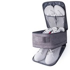 Travel Shoe Organizer Bags for Drawstring Water Resistant Carrying