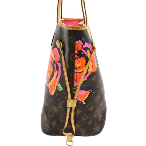 LOUIS VUITTON Monogram Rose Neverfull MM Tote Bag Shoulder Bag M48613 #6 Rise-on - Picture 3 of 24
