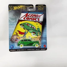 Action Comics - Action Sedan Superman DC *2025 Hot Wheels Pop Culture CaseL WD58