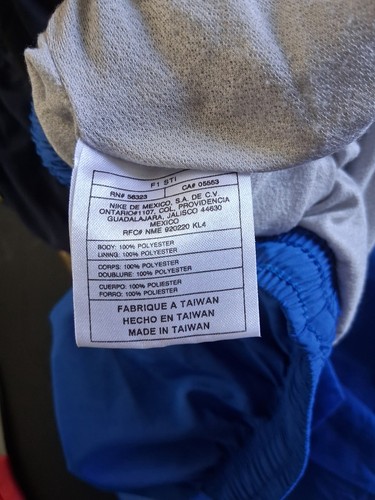 Nike Shorts Women's Size Medium Blue Solid Attached Lining Drawstring Gym Run - Picture 4 of 7