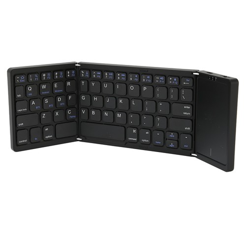Faltbare BT-Tastatur Mit Touchpad In Voller Größe Unterstützt 3 Geräte Wi DON - Bild 5 von 24