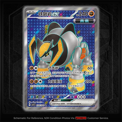 Iron Boulder ex SR CSV7C-224/204 Pokemon Card Chinese NM | eBay