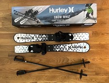 Hurley Youth Beginner Skis - Black and White NEW 