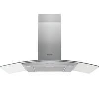 HOTPOINT PHGC9.5FABX Chimney Cooker Hood - Stainless Steel