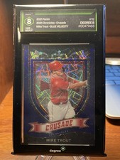 2020-21 Panini Crusade Mike Trout Blue Velocity #19