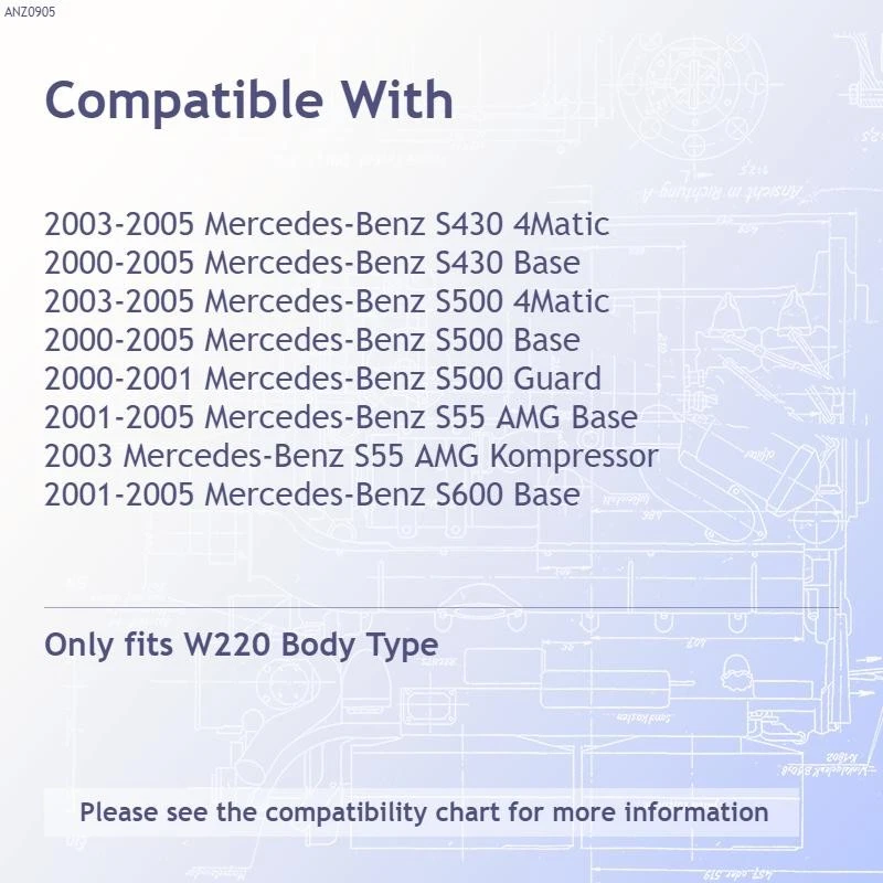 Juego de luces traseras de lente cromadas rojas/claras para 00-05 Mercedes-Benz S430 con carrocería W220 Foto 3 de 4