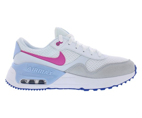 Nike Air Max Systm GS Girls Shoes Size 7, Color: White/Active Fuchsia - 第 3/5 張圖片