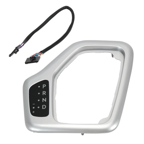 Silver Shifter Bezel W / Harness For 2014-2018 Jeep Cherokee 5YD27LS5AA 601-401 - Picture 14 of 17