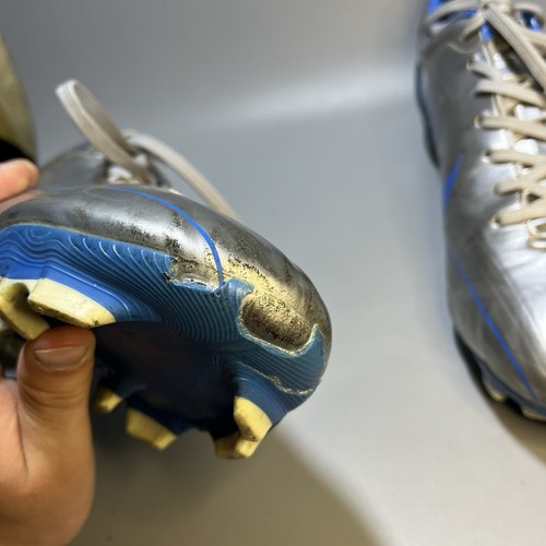 Zapatos de fútbol Nike Mercurial Vapor II R9 FG US 12 - azul/plateado - vintage - Imagen 7 de 19