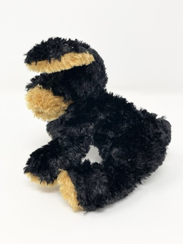 Russ Doozer Black Brown Rottweiler Puppy Dog Mini Beanbag Plush Item 20353 4” - Picture 3 of 12