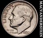 1954-D Silver Roosevelt Dime-Scarce Better Date No Reserve #i3029