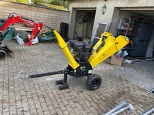 BAMATO Holzhäcksler HACK-150 inkl. Abdeckplane Benzinhäcksler Benzin Häcksler 