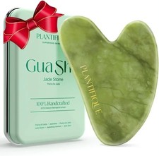 Plantifique Face Gua Sha Real Jade Stone  Natural Facial Massage Tool